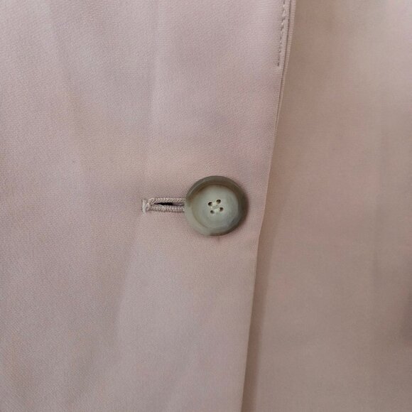 Ann Taylor US Womens Size 14 Blush Pink Blazer Single Button Business Office - Picture 3 of 11
